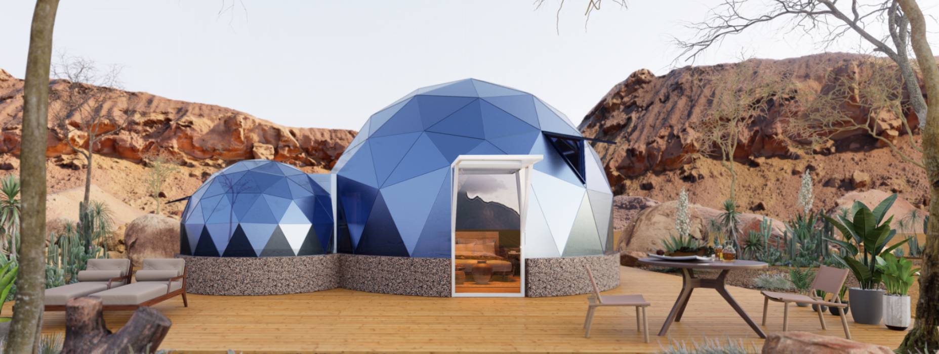 永修县球形智能光伏玻璃星空房